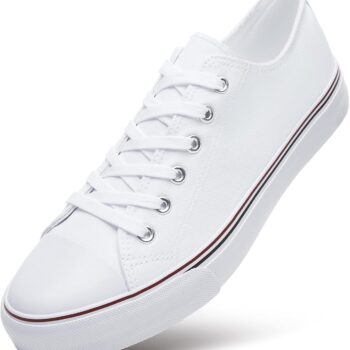 Mens Classic Casual Shoes,Lace-up Fashion Sneakers,Low Top Canvas Sneakers for Men