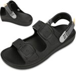 Slides for Men,Men's Slides Sandals for Men Adjustable Beach Sandal Platform Sandals Comfort Lightweight Ultra Cushion EVA Slides