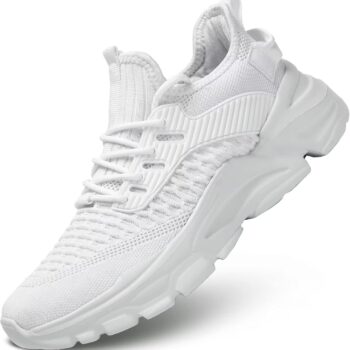 Men's Running Shoes, Non Slip, Breathable, Lightweight Fashion Sneakers, Slip Resistant Athletic Sports Walking Gym Work Shoes