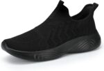 Mens Slip On Walking Shoes Lightweight Non Slip Gym Workout Running Shoes Mesh Breathable Cushion Fashion Tennis Athletic Casual Sneakers