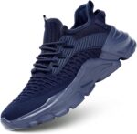 Men's Running Shoes, Non Slip, Breathable, Lightweight Fashion Sneakers, Slip Resistant Athletic Sports Walking Gym Work Shoes