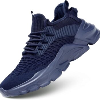 Men's Running Shoes, Non Slip, Breathable, Lightweight Fashion Sneakers, Slip Resistant Athletic Sports Walking Gym Work Shoes