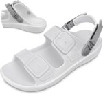 Slides for Men,Men's Slides Sandals for Men Adjustable Beach Sandal Platform Sandals Comfort Lightweight Ultra Cushion EVA Slides