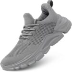 Men's Slip on Walking Shoes Ultra Light Breathable Non Slip Running Shoes Casual Fashion Sneakers Mesh Workout Sports