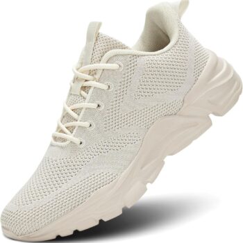 Mens Road-Running Shoes Walking Shoes Fashion Athletic Sneakers Working Gym Comfort Lightweight Mesh Shoes