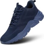 Mens Road-Running Shoes Walking Shoes Fashion Athletic Sneakers Working Gym Comfort Lightweight Mesh Shoes