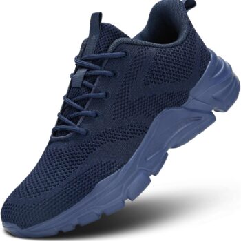 Mens Road-Running Shoes Walking Shoes Fashion Athletic Sneakers Working Gym Comfort Lightweight Mesh Shoes